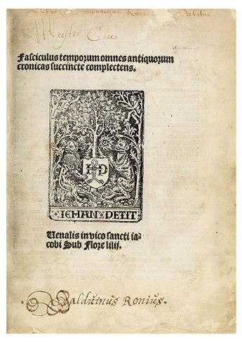 ROLEWINCK, WERNER. Fasciculus temporum.  1512